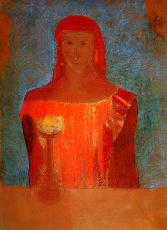 Odilon Redon. Lady Macbeth 1898. Pastel