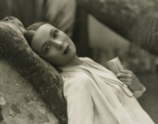 Portrait of the actress Dolores del Rio. Via fanpix