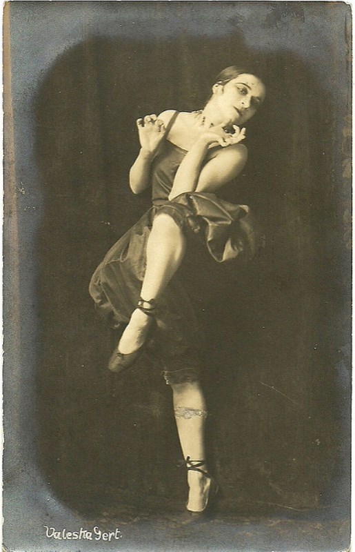 Valeska Gert. German card. Collection Didier Hanson