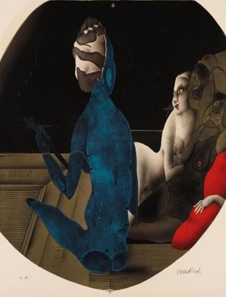 Paul Wunderlich. Le bain turc II 1973
