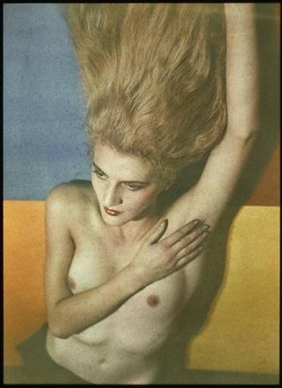 Man Ray. Jacqueline Goddard vers 1934. Autochrome ®Man Ray trust